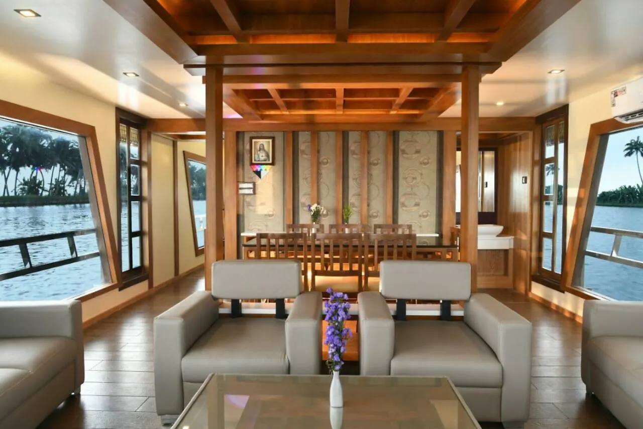 Alappuzha 上层甲板船屋酒店 印度